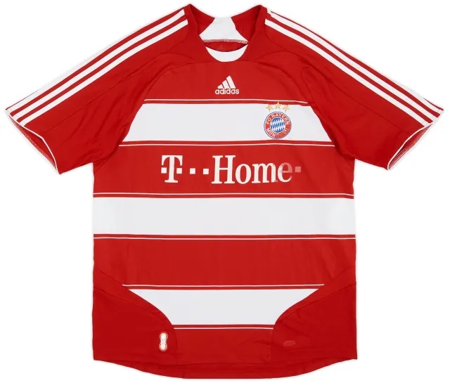 adidas 2007-08 Bayern Munich Home Shirt - 5/10 - (L)