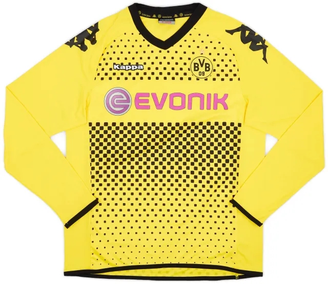 Kappa 2011-12 Borussia Dortmund Home L/S Shirt - 8/10 - (XL)