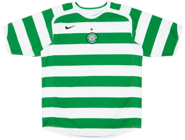 Nike 2005-07 Celtic Home Shirt - 4/10 - (XL)