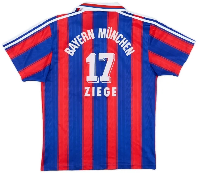 adidas 1995-97 Bayern Munich Home Shirt Ziege #17 - 8/10 - (S)