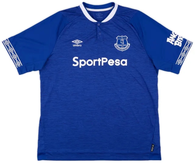 Umbro 2018-19 Everton Home Shirt - 8/10 - (XXL)