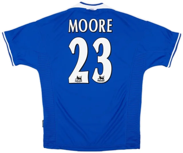 Umbro 1999-00 Everton Home Shirt Moore #23 - 8/10 - (L)