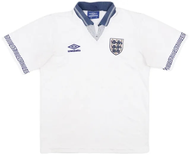 Umbro 1990-92 England Home Shirt - 5/10 - (M)