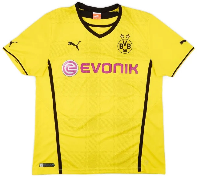 Puma 2013-14 Borussia Dortmund Home Shirt - 6/10 - (XL)