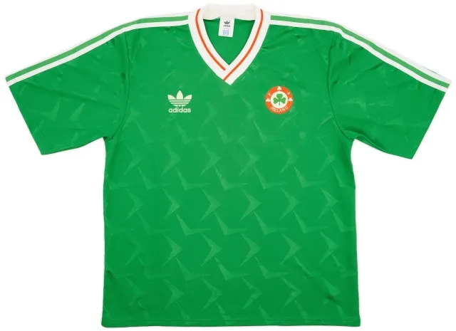 adidas 1990-92 Ireland Home Shirt - 9/10 - (L)