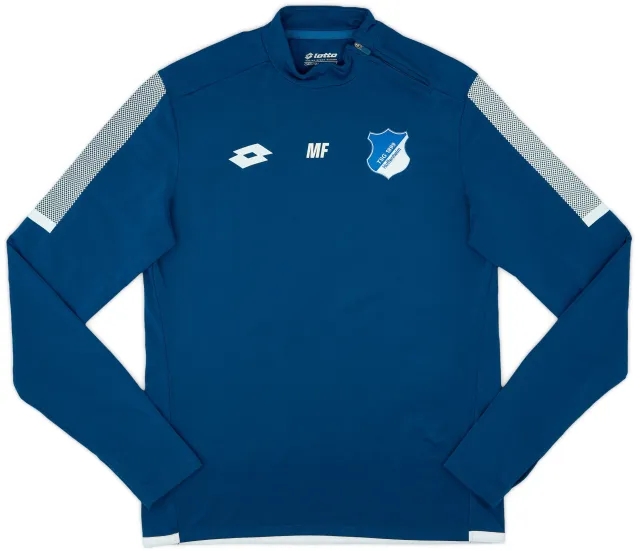 2016-17 Hoffenheim Lotto Staff Issue 1/4 Zip Training L/S Shirt MF - 8/10 - (M)