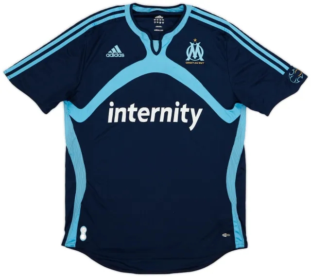 adidas 2006-07 Olympique Marseille Third Shirt - 8/10 - (L)