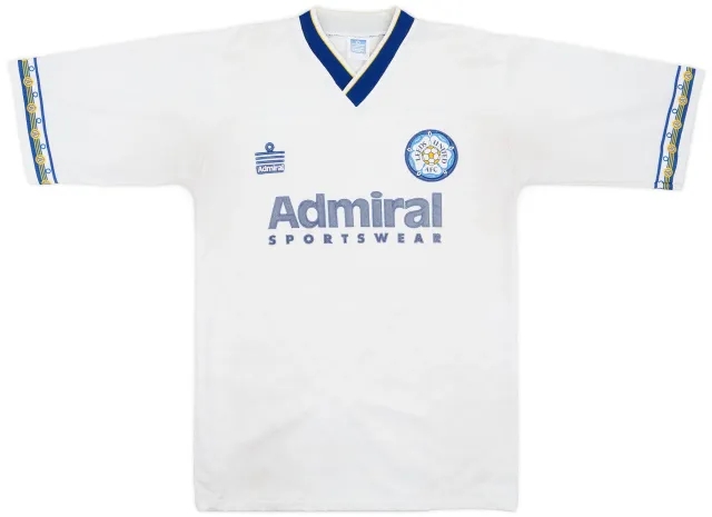 Admiral 1992-93 Leeds United Home Shirt - 6/10 - (S)