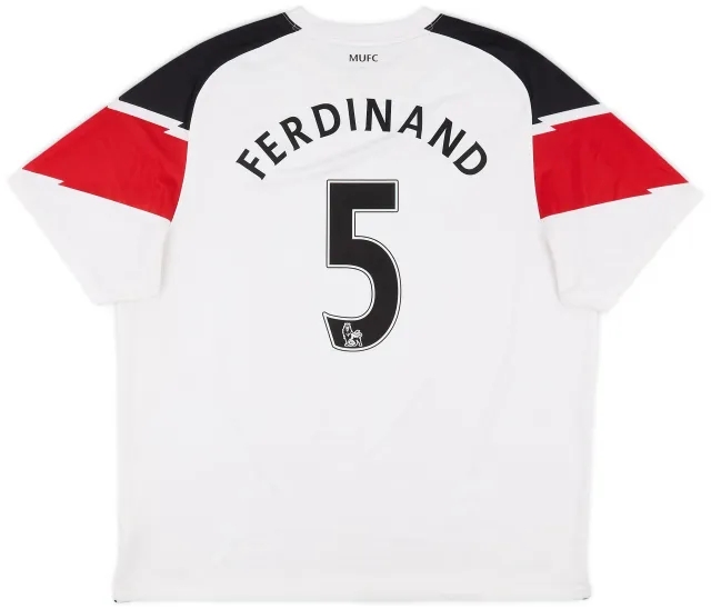 Nike 2010-12 Manchester United Away Shirt Ferdinand #5 - 5/10 - (XXL)