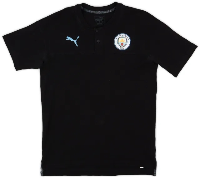 2019-20 Manchester City Puma Polo Shirt - 8/10 - (M)