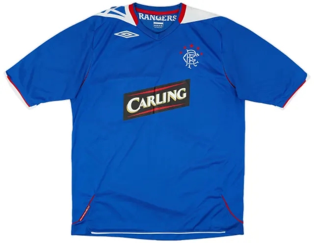 Umbro 2006-07 Rangers Home Shirt - 6/10 - (L)