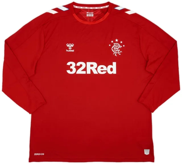 Hummel 2019-20 Rangers Third L/S Shirt - 9/10 - (4XL)