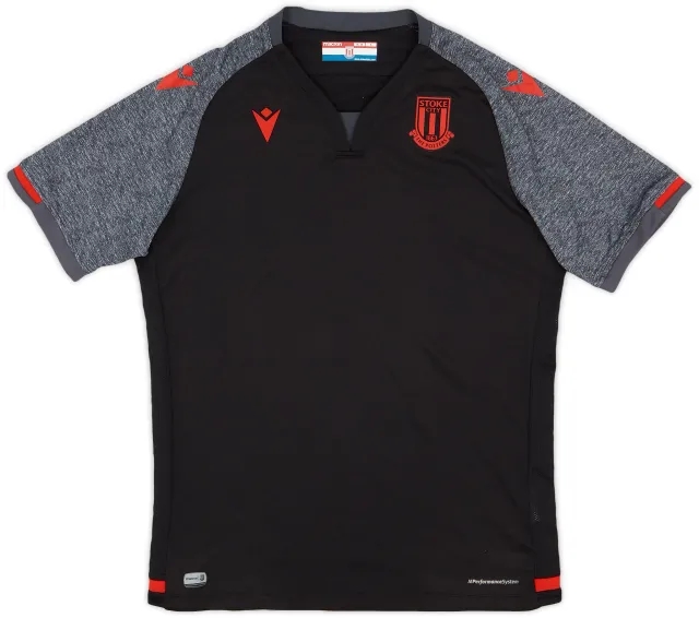 2020-21 Stoke City Macron Training Shirt - 8/10 - (XL.Boys)