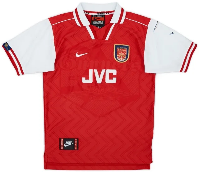 Nike 1996-98 Arsenal Home Shirt Adams #6 - 8/10 - (M)