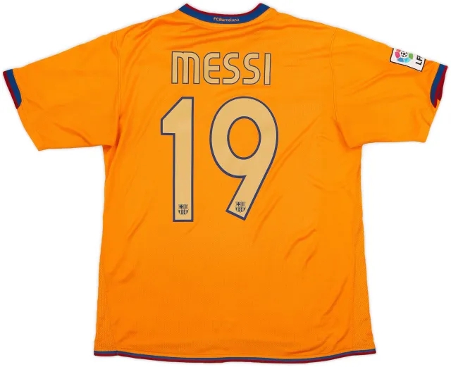 Nike 2006-08 Barcelona Away Shirt Messi #19 - 7/10 - (L)
