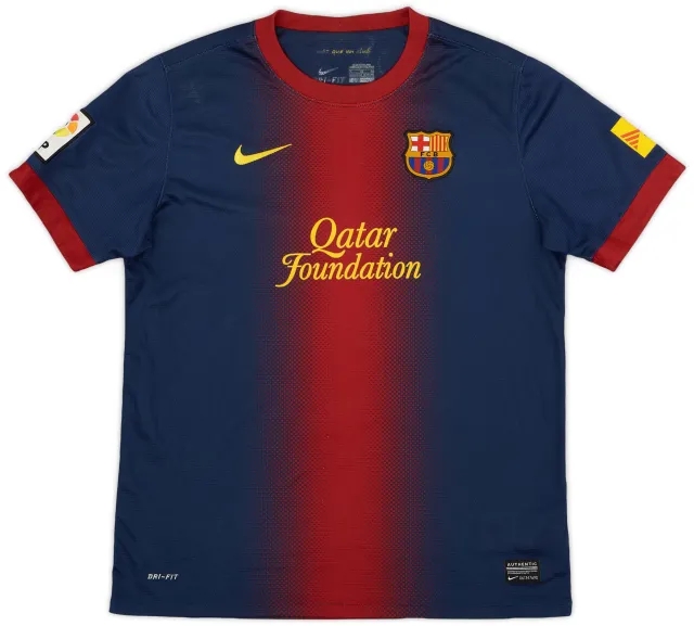 Nike 2012-13 Barcelona Home Shirt - 8/10 - (XL.Boys)