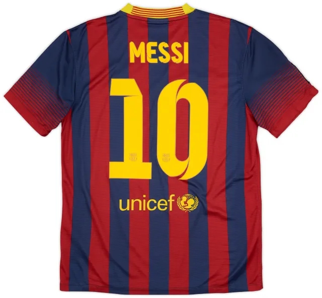 Nike 2013-14 Barcelona Home Shirt Messi #10 - 7/10 - (S)