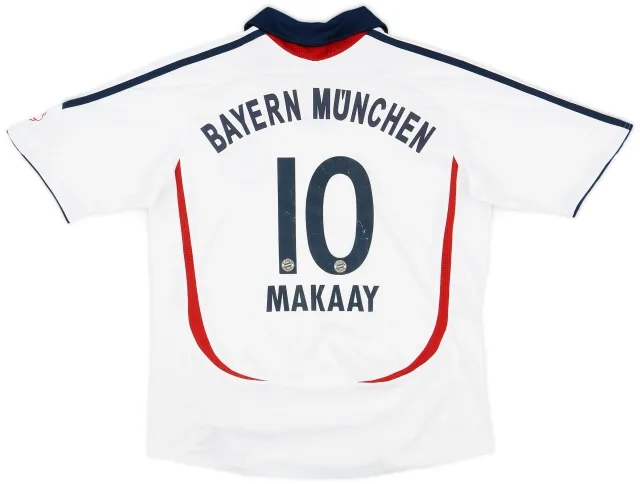 adidas 2006-07 Bayern Munich Away Shirt Makaay #10 - 6/10 - (XL.Boys)
