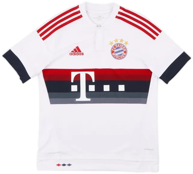 adidas 2015-16 Bayern Munich Away Shirt - 7/10 - (L.Boys)