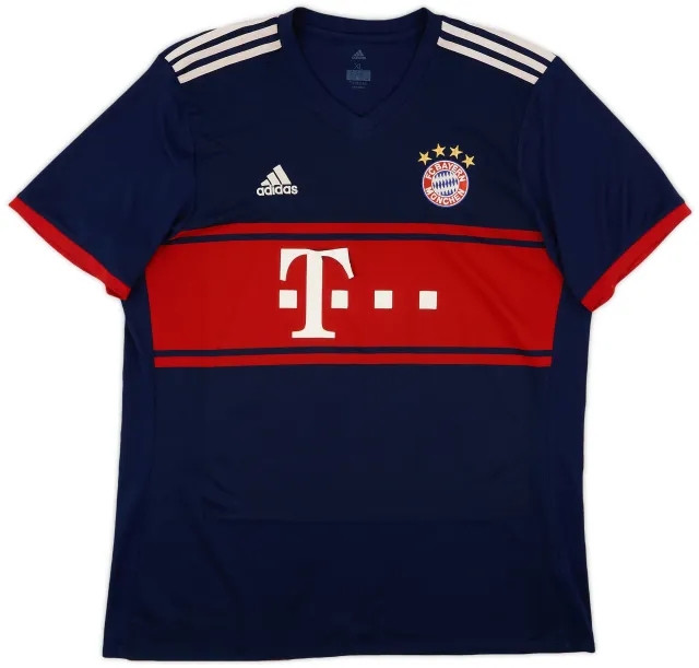 adidas 2017-18 Bayern Munich Away Shirt - 5/10 - (XL)