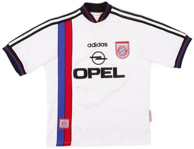 adidas 1996-98 Bayern Munich Away Shirt - 8/10 - (Y)