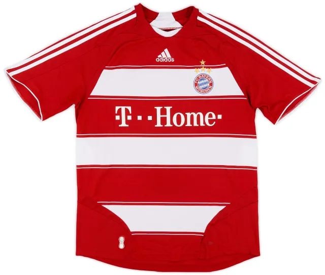 adidas 2008-09 Bayern Munich Home Shirt - 6/10 - (L)