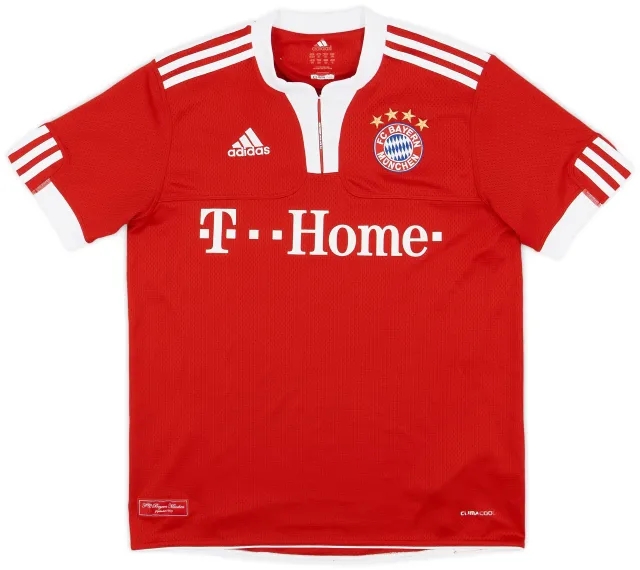 adidas 2009-10 Bayern Munich Home Shirt - 8/10 - (XL.Boys)