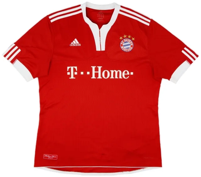 adidas 2009-10 Bayern Munich Home Shirt - 5/10 - (XL)