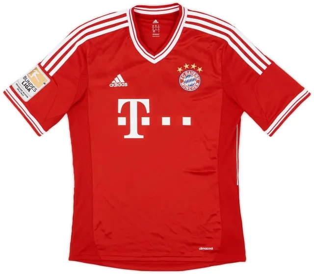 adidas 2013-14 Bayern Munich Home Shirt - 9/10 - (M)