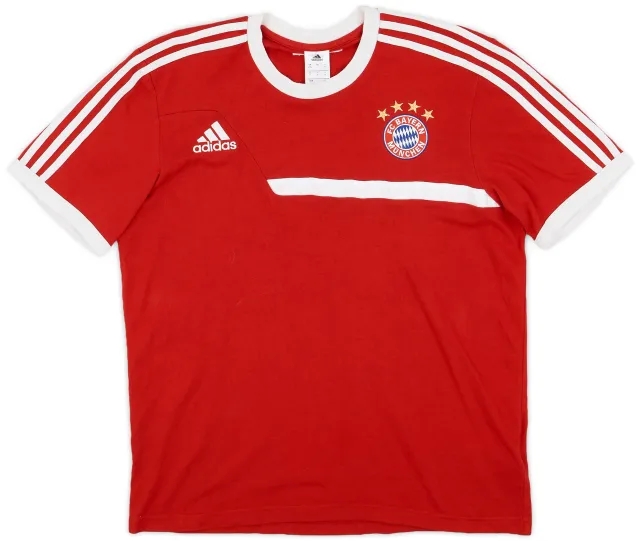 2013-14 Bayern Munich adidas Cotton Tee - 8/10 - (L)