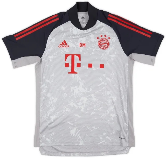 2020-21 Bayern Munich Staff Issue adidas Training Shirt 'DM' - 9/10 - (M)