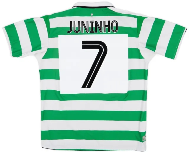 Umbro 2004-05 Celtic Home Shirt Juninho #7 - 5/10 - (XL)