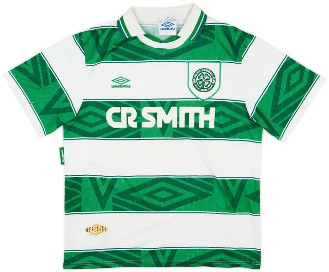Umbro 1993-95 Celtic Home Shirt - 6/10 - (L)