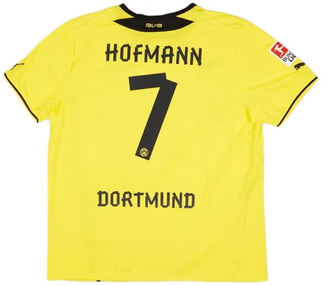 Puma 2013-14 Borussia Dortmund 'DFB Pokal Finale' Home Shirt Hofmann #7 - 9/10 - (XXL)
