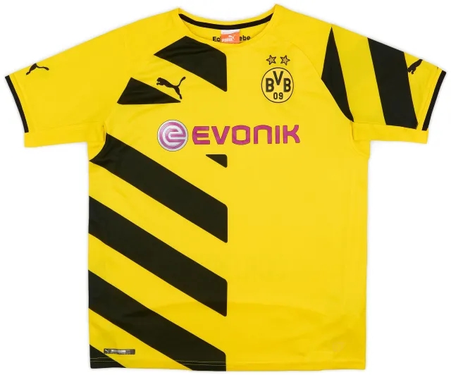 Puma 2014-15 Borussia Dortmund Home Shirt - 7/10 - (XL.Boys)