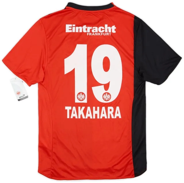 Jako 2007-09 Eintracht Frankfurt Home Shirt Takahara #19 (S)