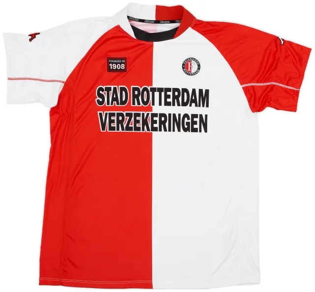 Kappa 2002-03 Feyenoord Home Shirt - 6/10 - (3XL)