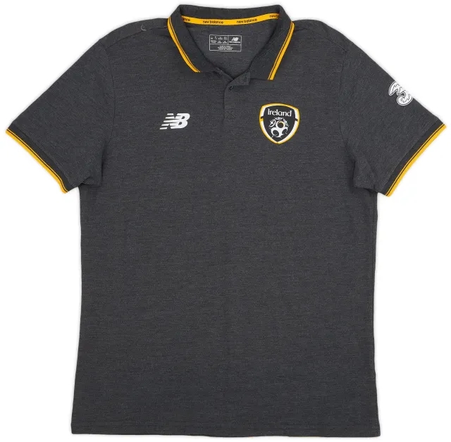 2017-18 Ireland New Balance Polo Shirt - 8/10 - (L)