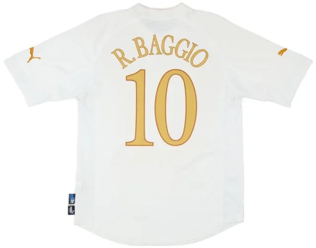 Puma 2004-06 Italy Away Shirt Baggio #10 - 7/10 - (M)