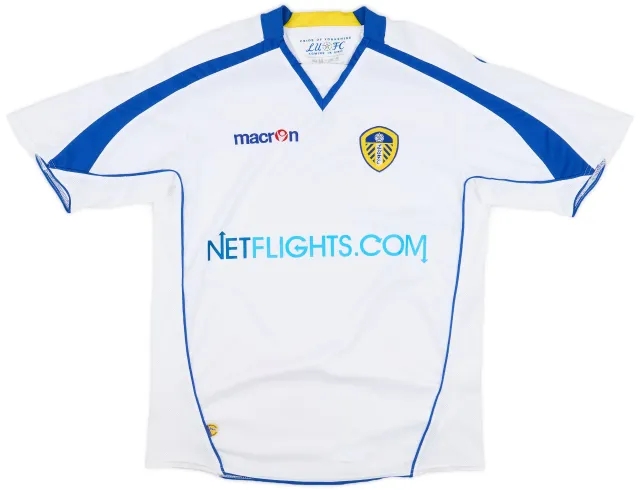 Macron 2008-09 Leeds United Home Shirt - 8/10 - (S)