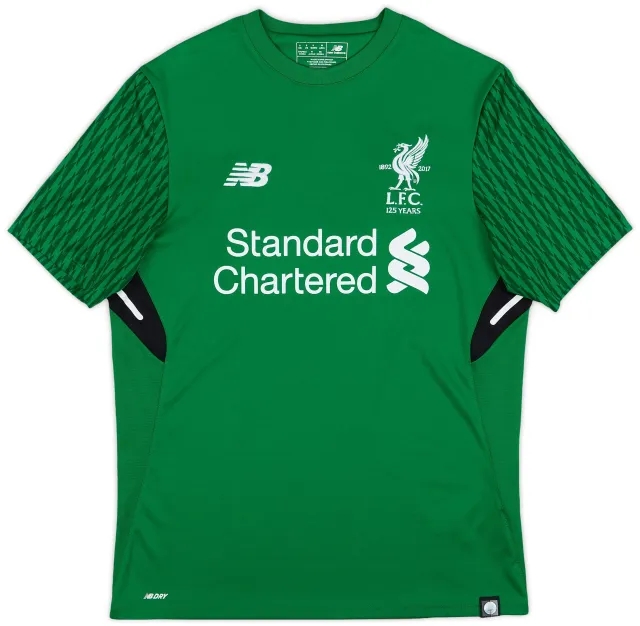 NewBalance 2017-18 Liverpool '125 Years' GK S/S Shirt - 8/10 - (S)