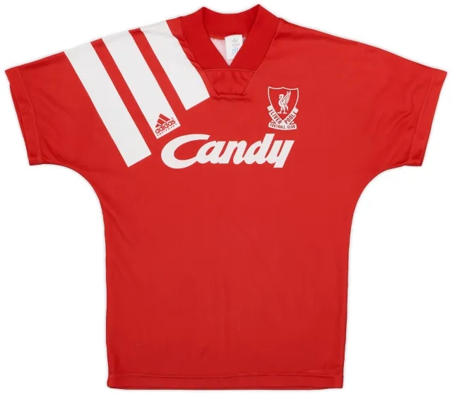 adidas 1991-92 Liverpool Home Shirt - 9/10 - (XS)
