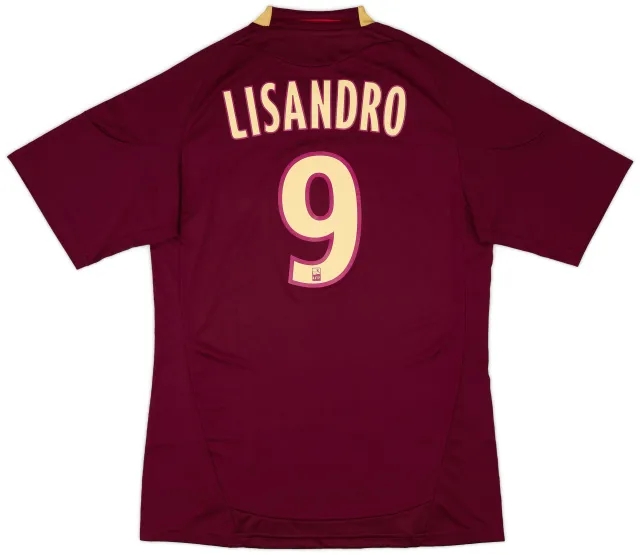 adidas 2010-11 Lyon Away Shirt Lisandro #9 (M)