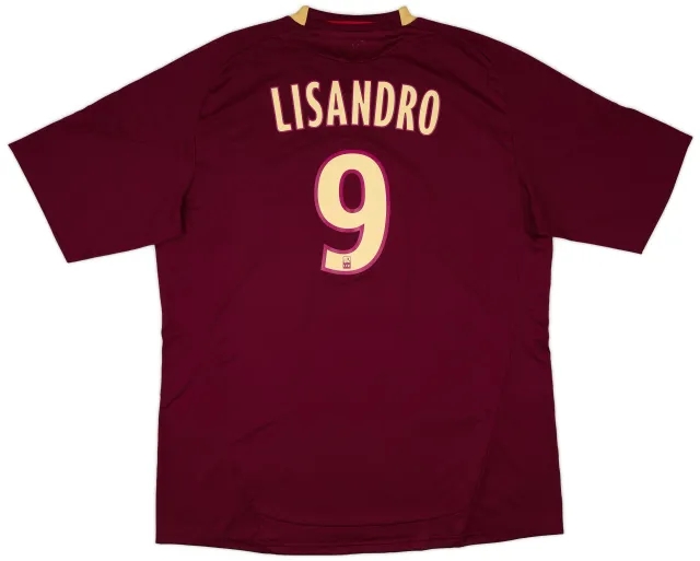 adidas 2010-11 Lyon Away Shirt Lisandro #9 (XXL)