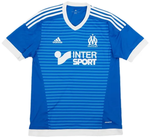 adidas 2015-16 Olympique Marseille Third Shirt - 7/10 - (M)