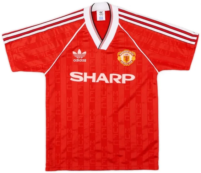 adidas 1988-90 Manchester United Home Shirt - 6/10 - (S)