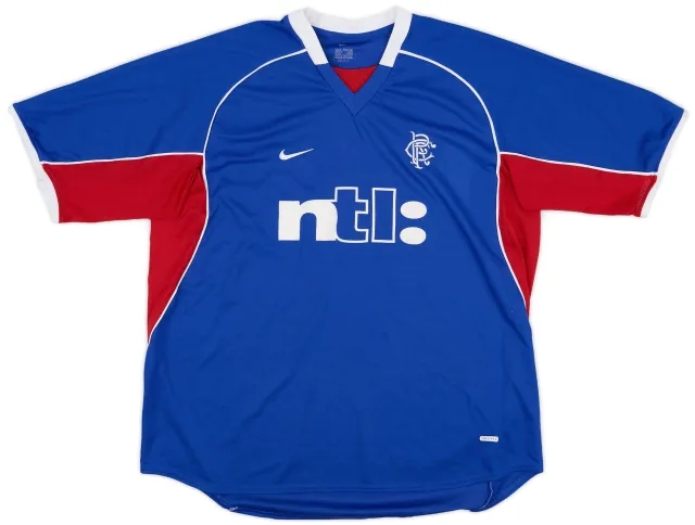 Nike Rangers Mens SS Home Shirt 2001/02