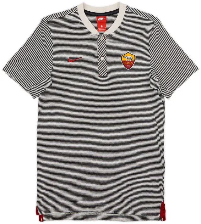 2017-18 Roma Nike Polo Shirt - 9/10 - (S)