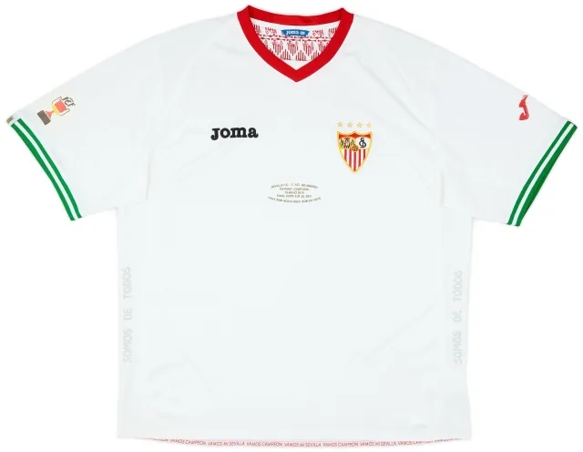 Joma 2009-10 Sevilla 'Copa Del Rey' Shirt - 7/10 - (XXL)