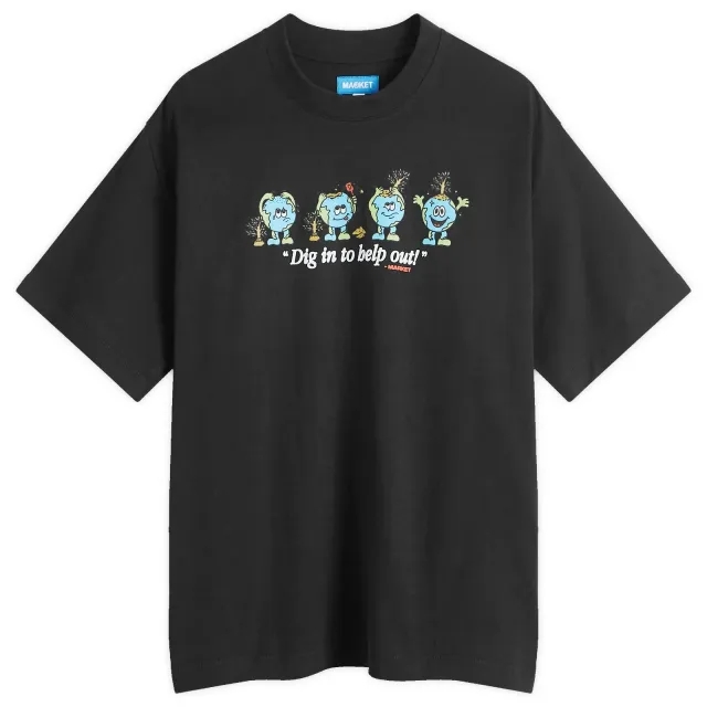Market Men's Dig In T-Shirt Black